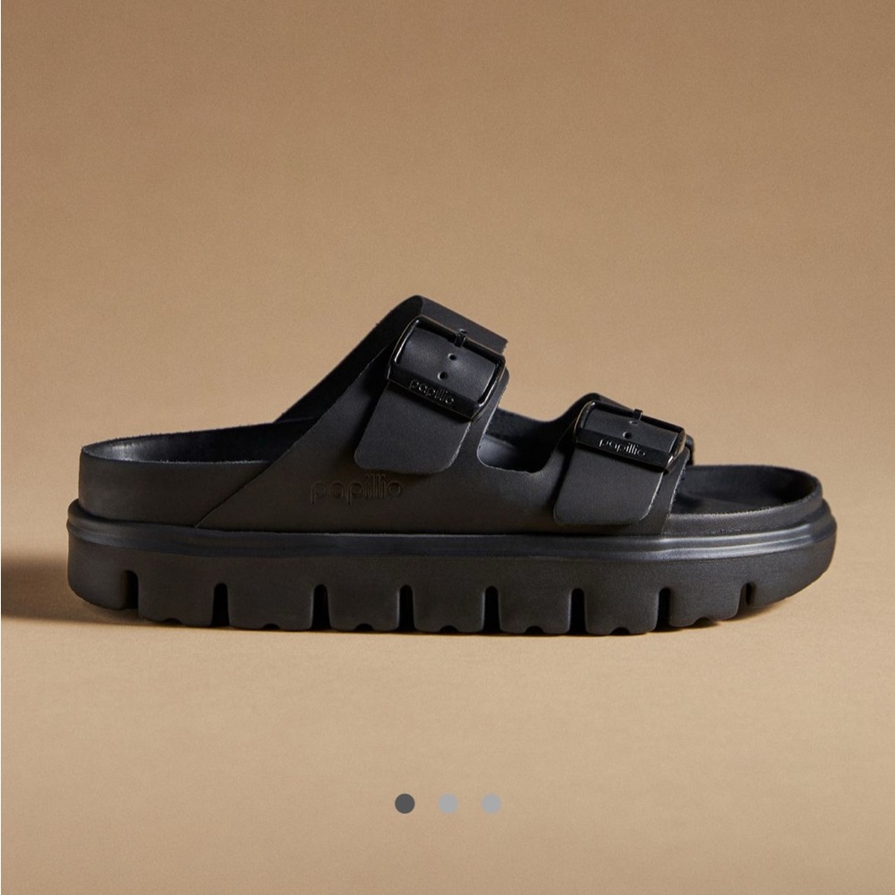 Papillio by Birkenstock Arizona Chunky Black Exquisite Sandals